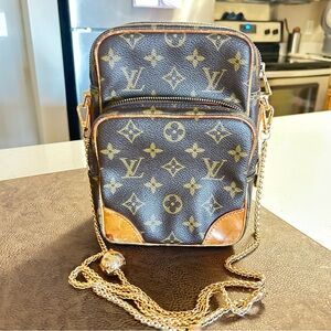 Luxury Brown Monogram AmazonCrossbody Bag
